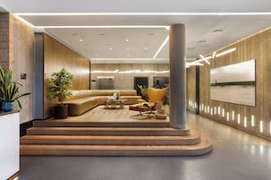 Lobby sitting area