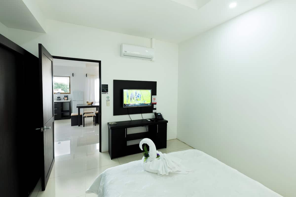 LÀgenhet Deluxe - 1 sovrum | 1 sovrum, gratis wi-fi och sÀngklÀder