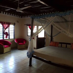 Comfort Room, 1 Double Bed, Garden Area | 1 bedroom, premium bedding, in-room safe, desk - Kivuli Villas (Diani Beach)
