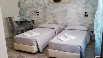 Double or Twin Room, Smoking, Balcony | 1 bedroom, minibar, in-room safe, desk