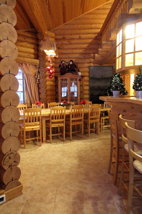 Chalet, Sauna, River View | In-room dining