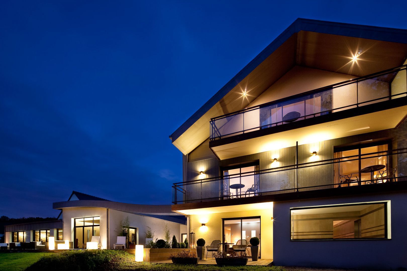 front of property – evening/night