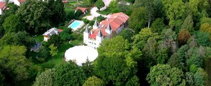 Aerial view - Chateau De Beauregard (Saint-Girons)