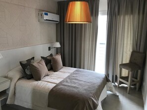 Apartemen Standar, 1 kamar tidur | Seprai premium, meja kerja, kedap suara, dan setrika/meja setrika