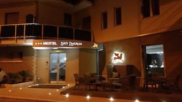 Front of property - evening/night