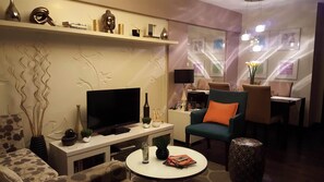 TV, ping pong, books