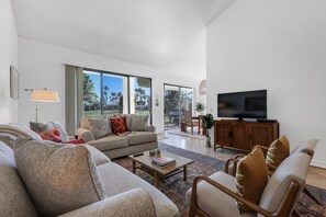 TV, fireplace, DVD player