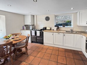 Microwave, oven, dishwasher, high chair