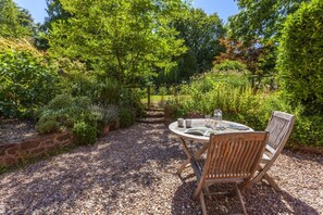 Outdoor dining - Horner Cottage, Luccombe (Nr Porlock)