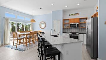 Dishwasher, dining tables