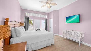 3 bedrooms, internet, bed sheets