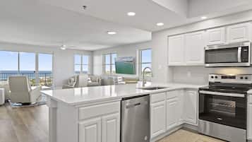 Dishwasher, dining tables