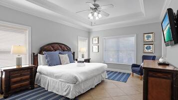 4 bedrooms, internet, bed sheets