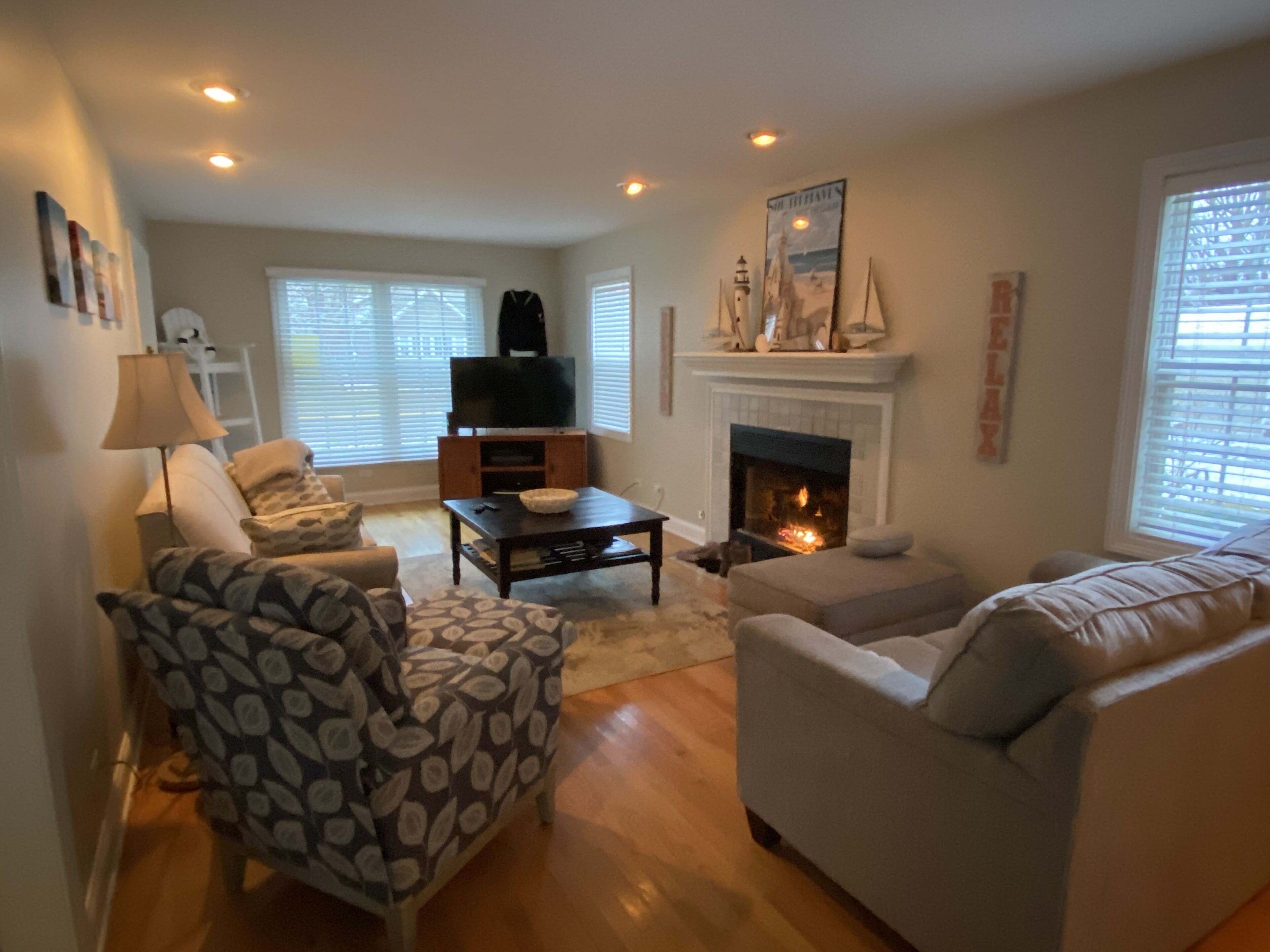 BEAUTIFUL BEACH HOUSE!  SLEEPS 12.  FIRE PIT. WALK TWO BLOCKS TO BEACH!