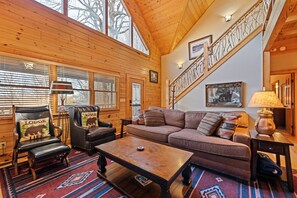 智能电视、壁炉、书