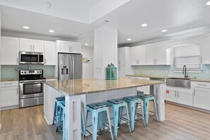 Dishwasher, dining tables - On Point - Blue Mtn Beach! 30A! Heated Private Pool! (Santa Rosa Beach)