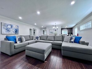 Smart TV, DVD player, ping pong