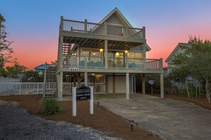 Exterior - Coral Rose - Gulf View, Seacrest Beach, 30A, Private Pool, Steps to the Beach! (Rosemary Beach)