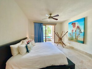 舒適公寓客房, 廚房, 海景 | 3 間臥室、客房內保險箱、熨斗/熨衣板、免費無線上網