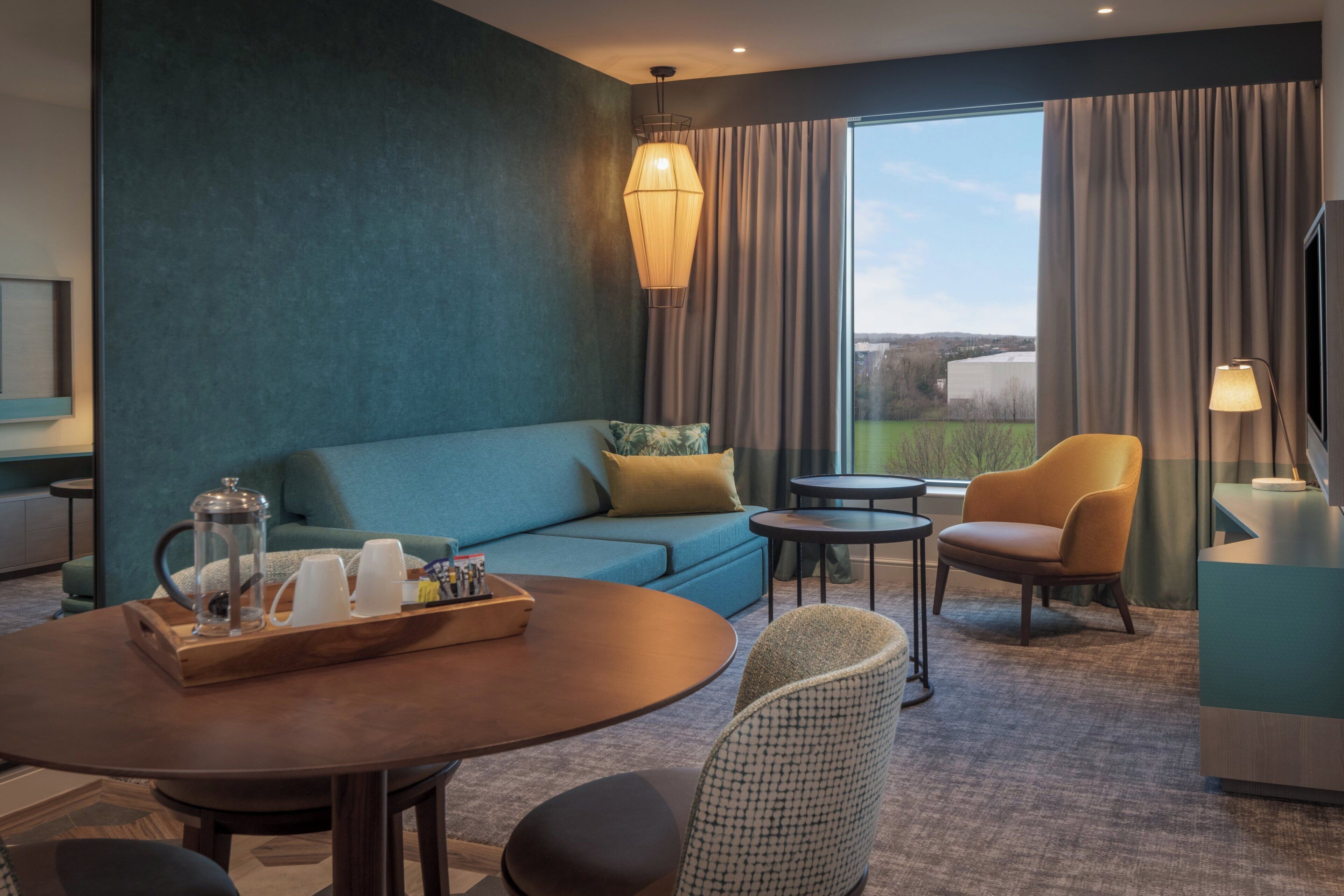 Premium bedding, minibar, in-room safe, desk