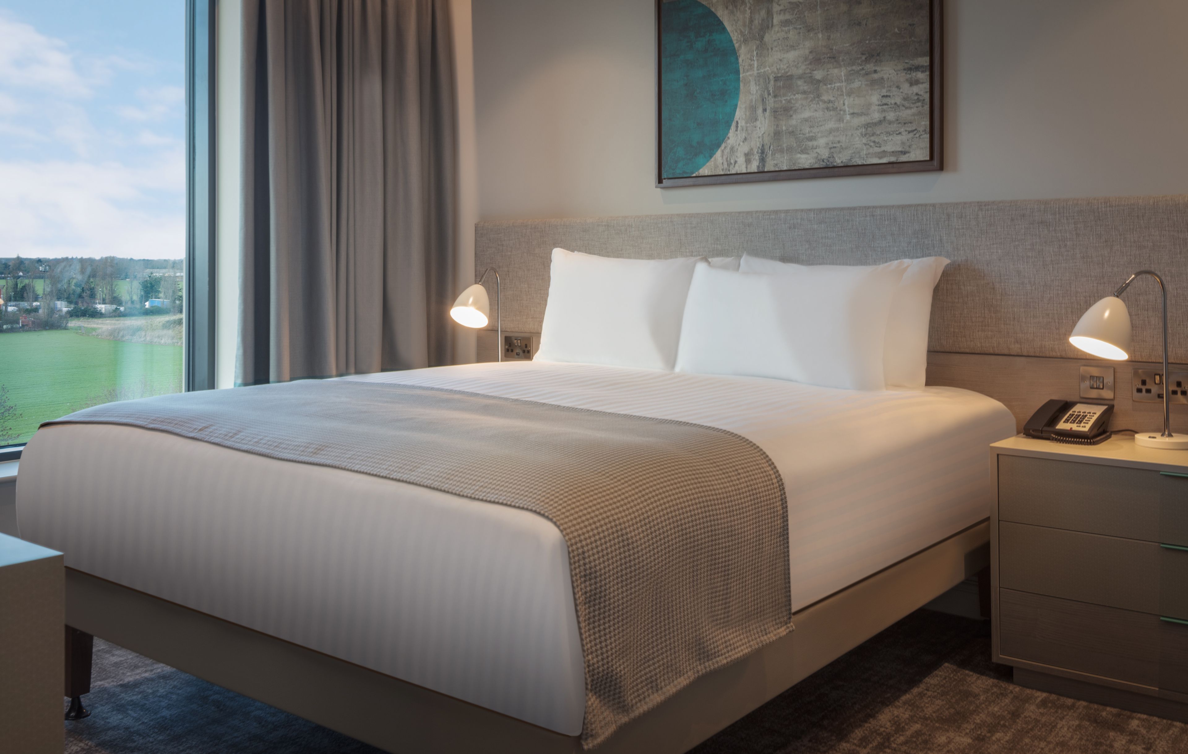 Premium bedding, minibar, in-room safe, desk