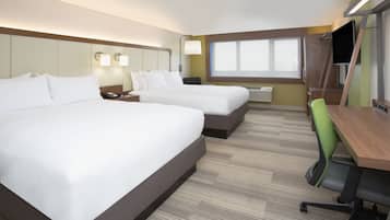 In-room safe, desk, laptop workspace, blackout curtains