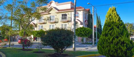 Front of property – evening/night