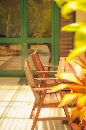 Bungalow Keluarga, 2 kamar tidur | Teras/patio