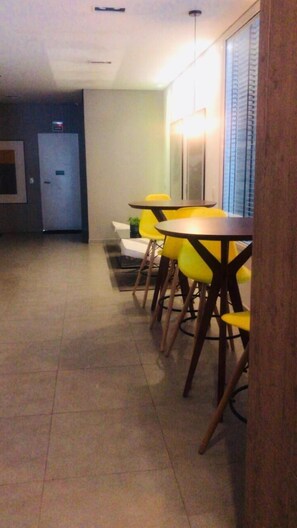 Interior entrance