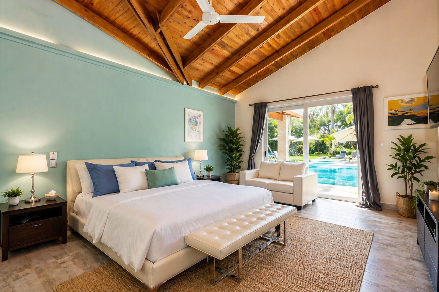 6 bedrooms, in-room safe, desk, iron/ironing board