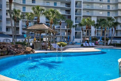 Beach front views from this beautifully, remodeled condo. Take a look!