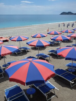 Beach nearby, beach towels