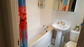 Free toiletries, hair dryer