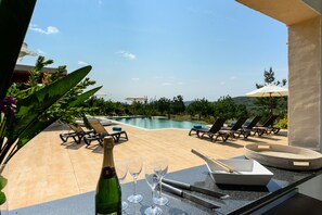 Terrace/patio - VILLA LUNA - Private villa with pool, free WIFI, Air/Cond, Jacuzzi pool and a beautiful garden! (Sant Joan de Labritja / San Juan)