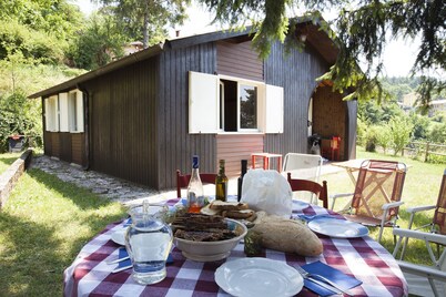 Beautiful mountain chalet, overlooking Lake Garda, near Verona Free Wifi