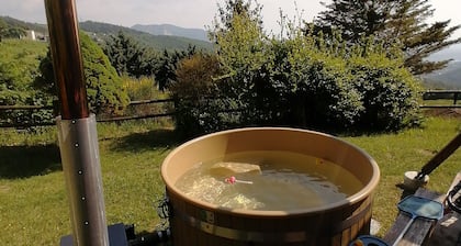 Beautiful mountain chalet, overlooking Lake Garda, near Verona Free Wifi