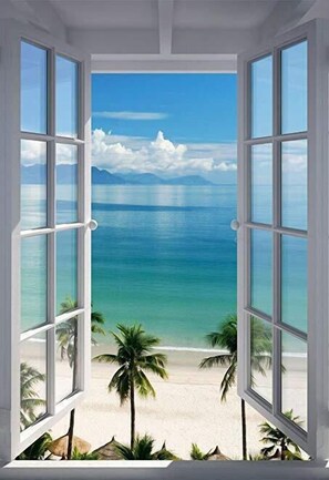 Chambre Standard, 1 chambre, vue océan | Vue sur la plage/l’océan