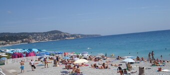 WATERFRONT PANORAMIC Seaview 2bd/2bath Apt on Promenade Des Anglais by Negresco 