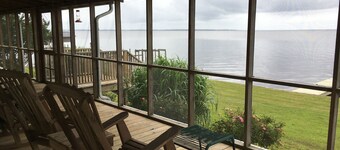 Waterfront Home with Pier on Albemarle Beach