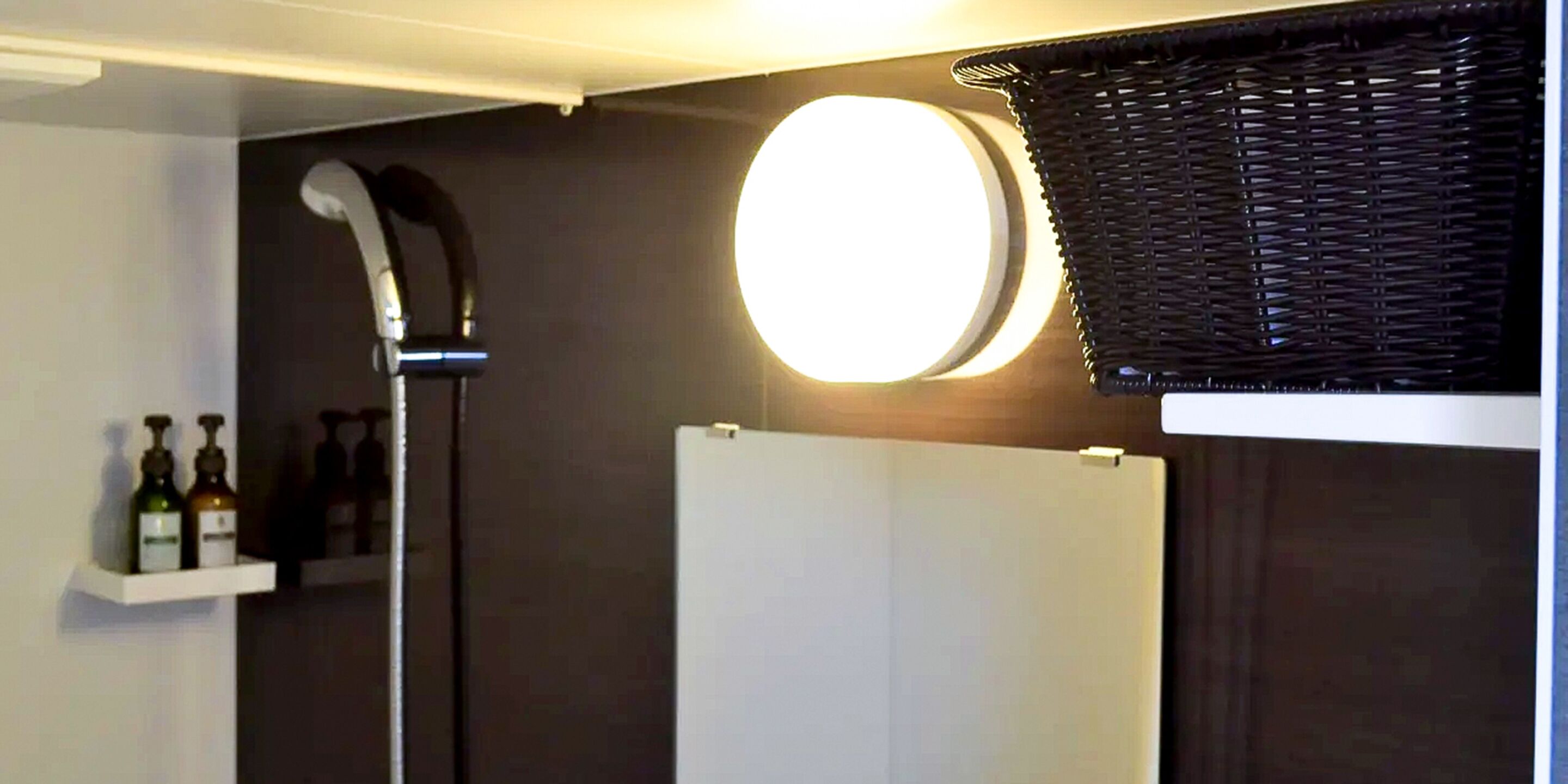 separate bathtub and shower, deep-soaking bathtub, free toiletries