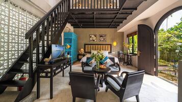 Family Villa, Garden View | Premium bedding, down comforters, pillowtop beds, minibar