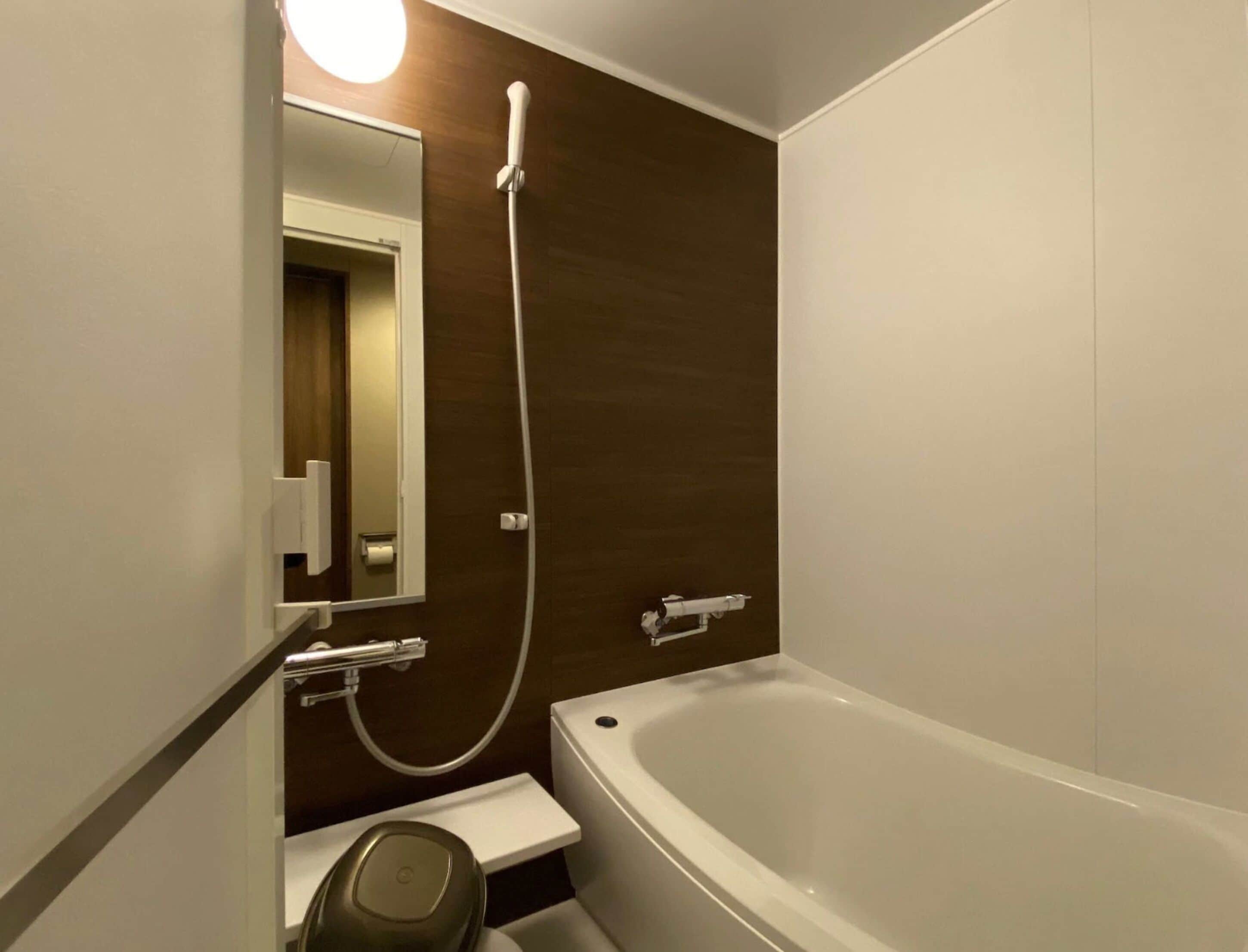 free toiletries, hair dryer, slippers, electronic bidet