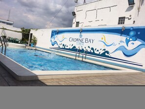 Outdoor pool - OFW at Crowne Bay Tower (Parañaque)