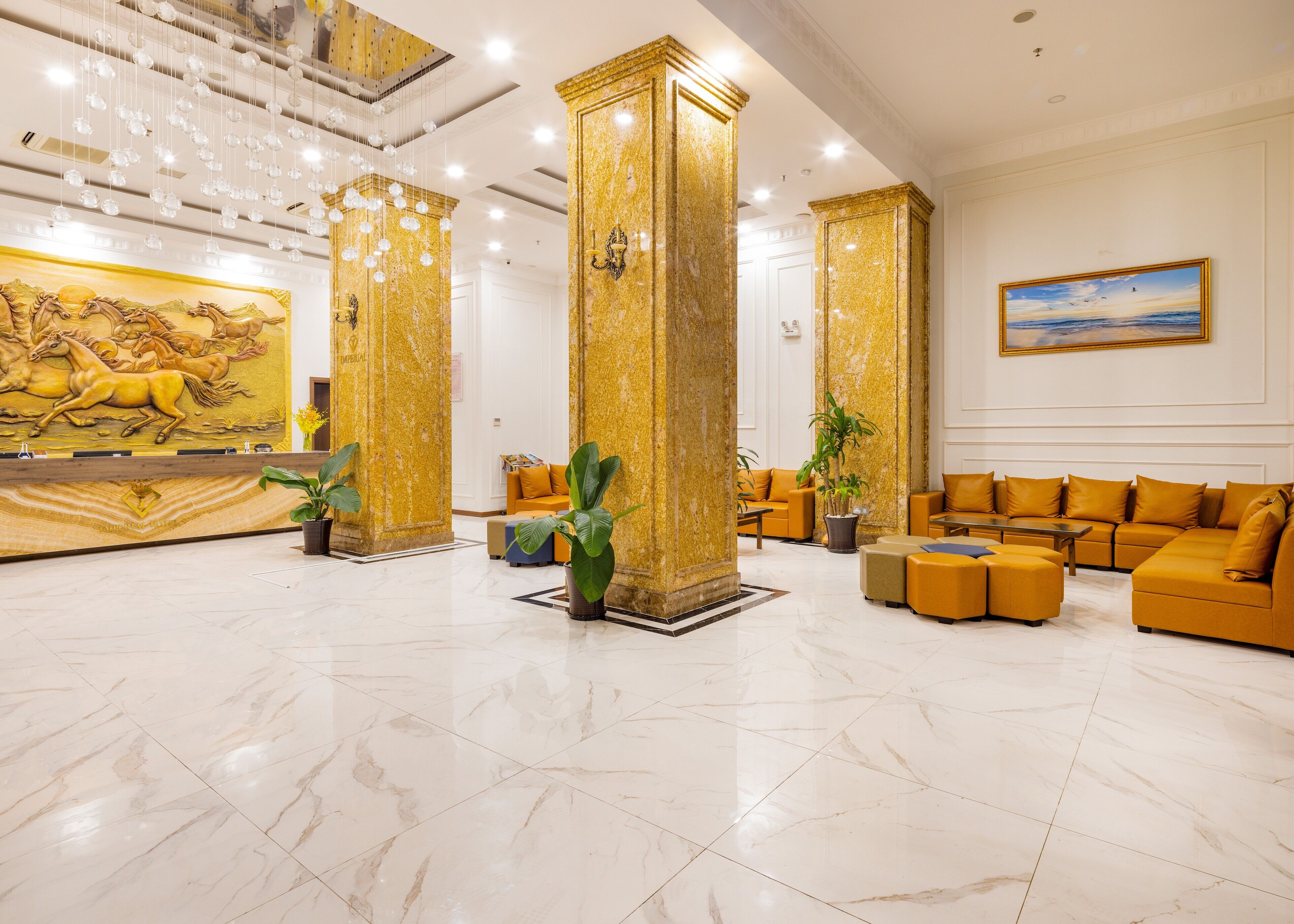 Khu tiếp khách ở sảnh