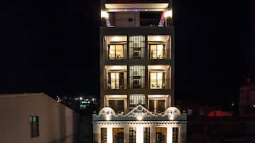 Front of property - evening/night