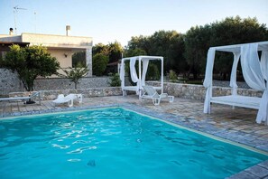 Udendørs pool, liggestole