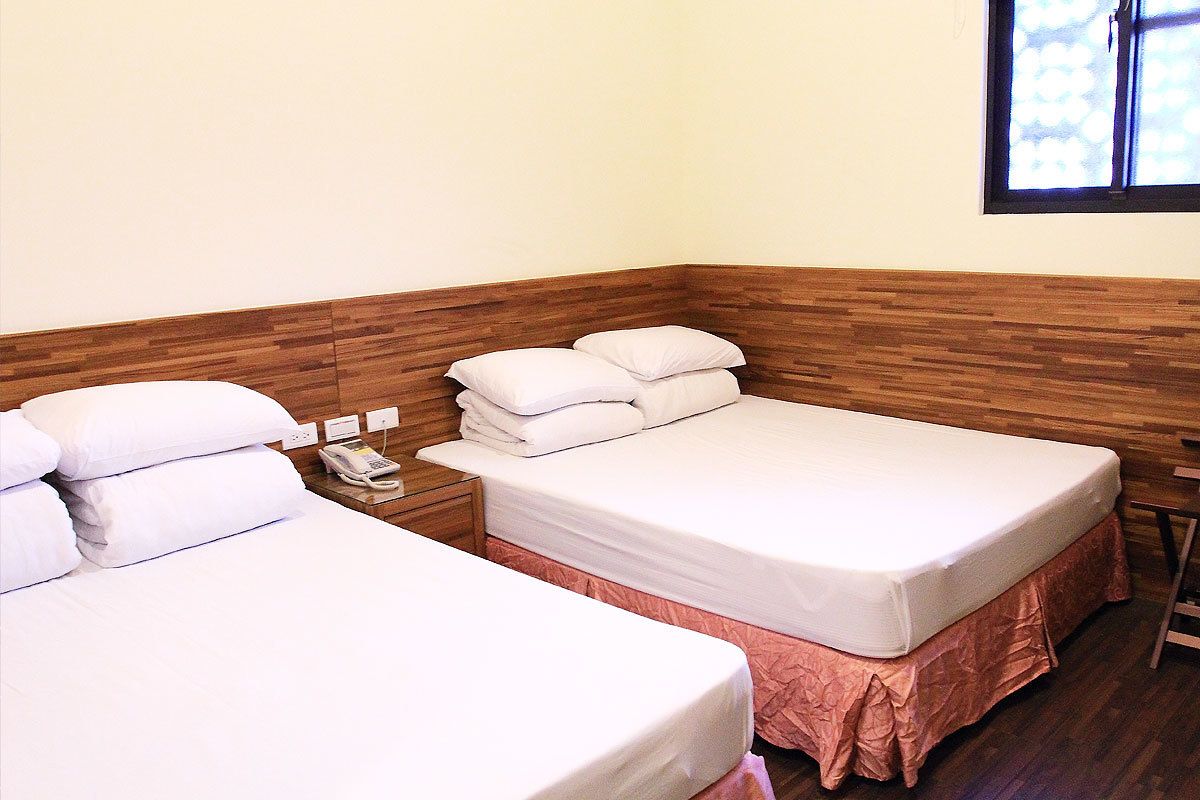 economy quadruple room, 2 double beds | soundproofing, free wifi