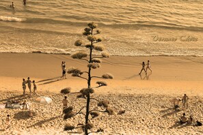 Vlak bij het strand