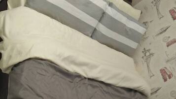 Apartment with Balcony | 1 bedroom, premium bedding, desk, iron/ironing board