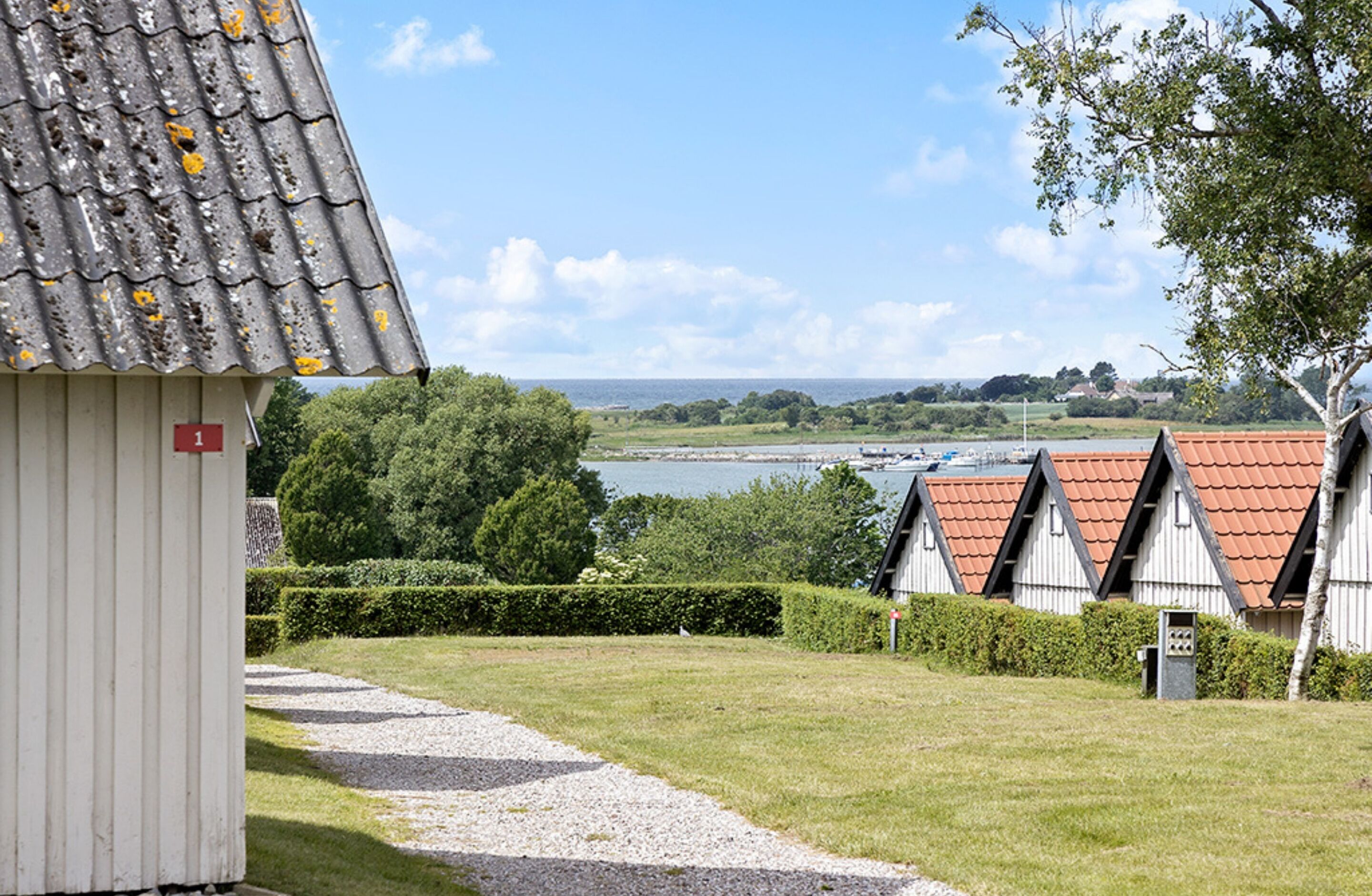 Standaard huisje | Uitzicht op strand/zee